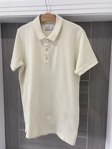 MENS LIGHT YELLOW Jack & Jones POLO SHIRT 19 INCH PIT TO PIT , 28 INCH TOP/BOT - Picture 1 of 7