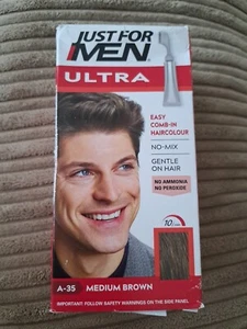 Just For Men Ultra Easy Comb In Haircolour A-35 Medium Brown - Picture 1 of 1
