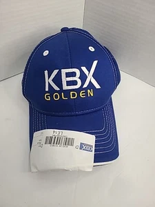 KBX Sombrero Correa Ajustable Azul Dorado Nuevo - Imagen 1 de 5