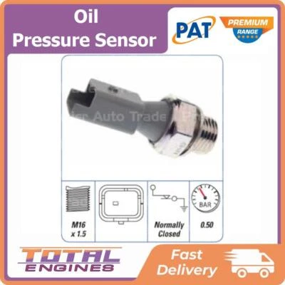 PAT Premium Oil Pressure Sensor fits Peugeot 607 3.0L V6 XFV (ES9A) - image 1 of 2