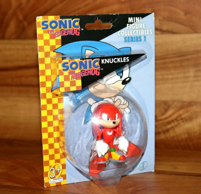 Boneco Action Figure Sonic Hedgehog Knuckles Tails C/caixa