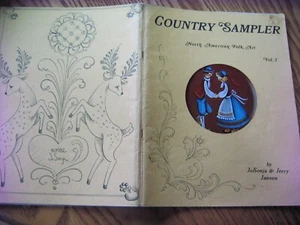 COUNTRY SAMPLER NORTH AMERICAN FOLK ART PAINT DESIGN PATTERN BOOK Vol 3 - Picture 1 of 2