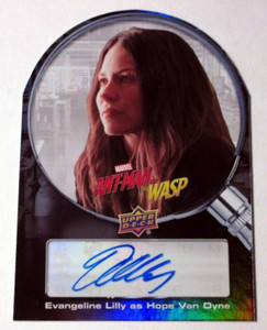 2018 Upper Deck Ant-Man and The Wasp Evangeline Lilly Auto QS-EL Hope Van Dyne