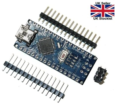 New!! Nano V3.0 For Arduino with CH340G 5V 16M compatible ATmega328P UK Seller - Image 1 of 4