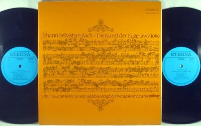 2 LPs ETERNA 1977 Bach JOHANNES-ERNST KOHLER Art of the Fugue 8 25-915/916 EX+ - Image 1 of 4