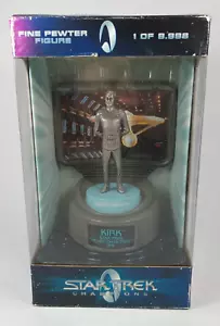 Estatua de peltre de colección 1998 ""KIRK"" campeones de Star Trek la película 1979. - Imagen 1 de 8
