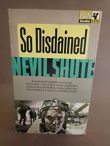 Nevil Shute - So Disdained vintage Pan paperback - Picture 1 of 5