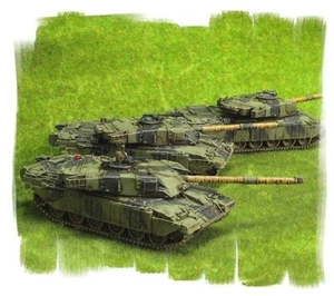 Painted! - British Challenger Armoured Troop (3 vehicles) 15mm WW3  Team Yankee - Picture 1 of 2