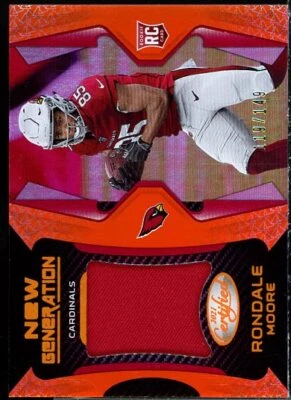 Rondale Moore Card 2021 Certified New Generation Jerseys Mirror Orange #17  - Image 1 of 2