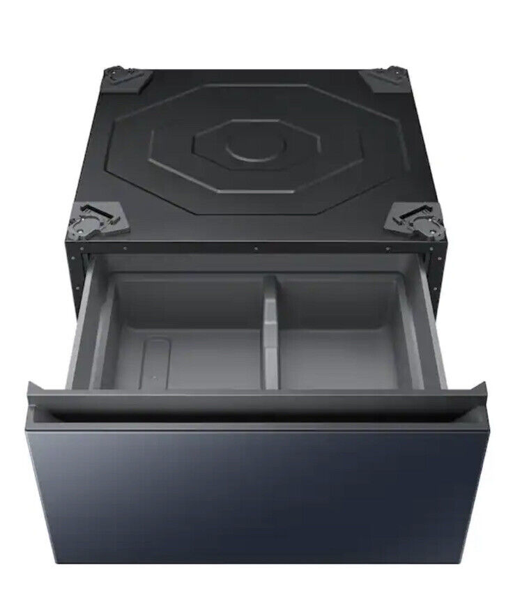 Samsung Bespoke 27" Brushed Navy Pedastal with Drawer For 5.3 Washer Dryer NIB