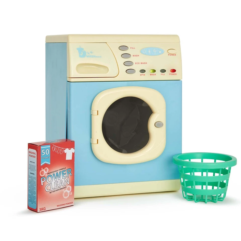 Casdon Electronic Washer Realistic Toy Washing Machine For Kids Children Toys - Image 1 of 4