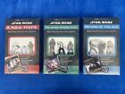Star Wars Trilogy 4, 5 & 6 ANH TESB ROTJ Disney Read-Along Play Pack avec cassette