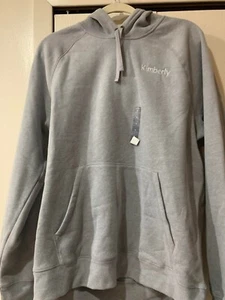 Tek Gear Hoodie Grey Men's Large NWT "Kimberly" written on it - Picture 1 of 10