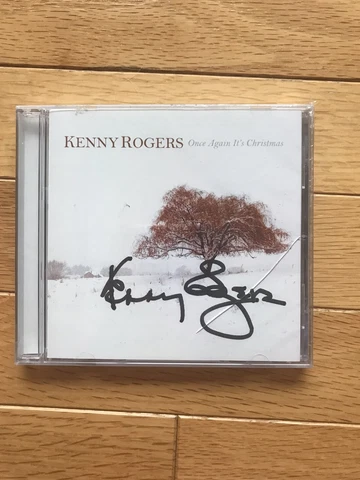 Kenny Rogers Autograph CD Signed Once Again It’s Christmas Album Music Country Cover