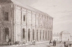 gravure vers 1850, Gray, Haute-Saone 70, Hotel de ville - Picture 1 of 1