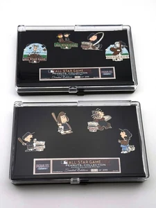 Pair of (2) MLB All Star Game 2014 Peanuts Collection Limited Edition Pin Sets - Picture 1 of 3