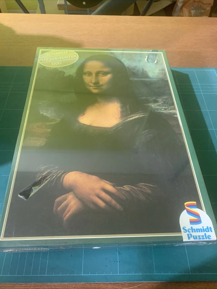 Puzzle Poster Schmidt 1200 Pezzi La Gioconda Monna Lisa Leonardo Vintage Sealed - Imagen 1 de 4