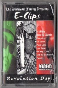 E-CLIPS Revolution Day SEALED Gangsta Rap G-Funk Tape Darkroom Familia 1997 - Picture 1 of 3