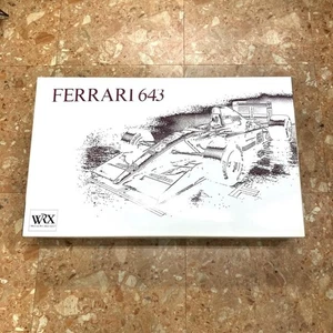Rosso 1/8 Ferrari 643 WRX Plastik Modellbausatz ungebaut Near Mint Vintage - Bild 1 von 11