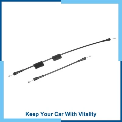 Paquete (2) Cable de pestillo de puerta de carga trasero derecho para Ford E-150 2003-2014 Foto 1 de 4