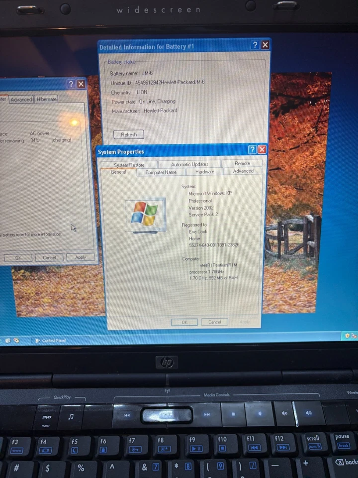 HP Pavilion dv1000 Intel Celeron M - Image 1 of 4