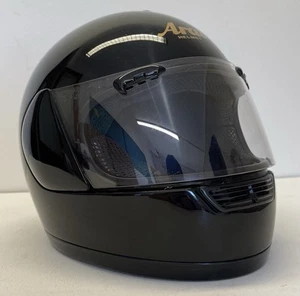 Arai Helmet RV Vintage 1985 80s Rare Black Collectable Box Included XL 61-62cm - Picture 1 of 21