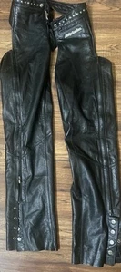 Harley Davidson Leather Chaps Womens Medium - Preowned - Bild 1 von 6