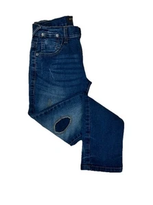 🍃Ring of Fire Boys Elan Patch Slim-Fit Jeans | Blue /Size 10 - Picture 1 of 4
