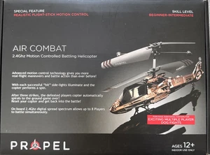NIB Hammacher Schlemmer Air Combat Radio Controlled Battling Helicopters L@@K ! - Picture 1 of 11