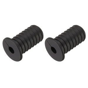 2Pcs Wall Grommets for Cables 3/4" with 7mm Hole Black with Thread - Afbeelding 1 van 6