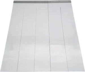 Tenda a Lamelle per Piccoli Animali, Lxh 50X60Cm. Tenda a Strisce in PVC per Cuc - Foto 1 di 12