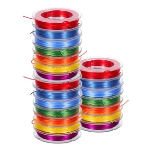 21 Pcs Diy Craft String Jewelry Elastic Cord Stretch Beading Thread - Picture 1 of 20