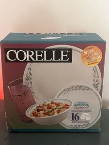 Seltenes Vintage Corelle Geschirr ROSEMARIE Blumen 16-teiliges Set - brandneu versiegelt - Bild 1 von 5