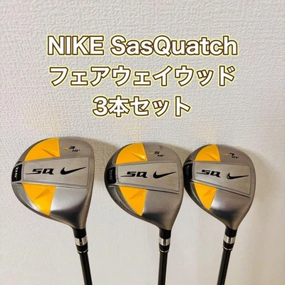 NIKE GOLF SasQuatch Fairway Wood 3pcs Set Flex-R Diamana No Head Cover - Image 1 of 4