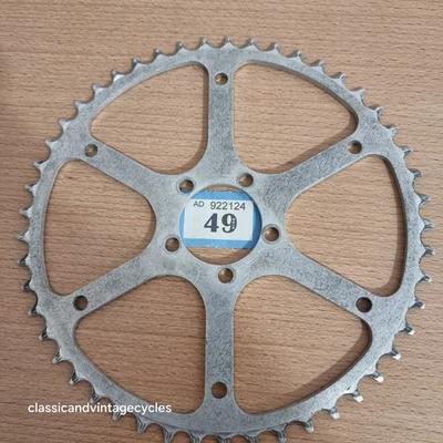 Vintage Spécialités TA Chainring 50.4mm  Criterium outer 3/32nd x 49t #49 Eroica - Image 1 of 4