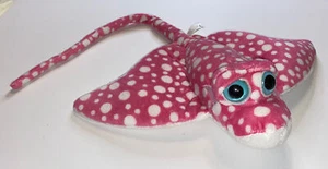 The Petting Zoo Pink Polka Dot Large Plush Stingray - Picture 1 of 12