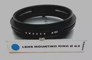 ANILLO DE MONTAJE DE LENTE HASSELBLAD GENUINO 63 PARA SOMBRA PROFESIONAL TARDÍA 40684 EN CAJA #491 - Imagen 1 de 7