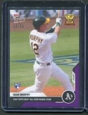 2020 Topps Now Rookie Cup Purple Parallel Sean Murphy #RC-02 Athletics /25