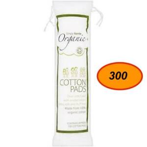 Organic Cotton Pads 3 Packs of 100