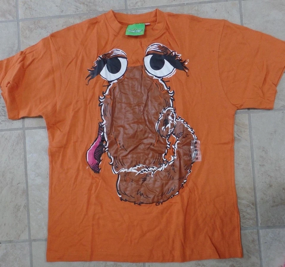 Camiseta SESAME STREET Mr. Snuffleupagus Juvenil Talla Mediana 10-12 Nueva con Etiquetas Foto 1 de 1