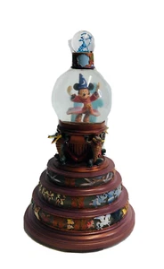 Disney Mickey Fantasia 65th Anniversary Snow Globe W/Box- Music & Light-Up - Picture 1 of 12