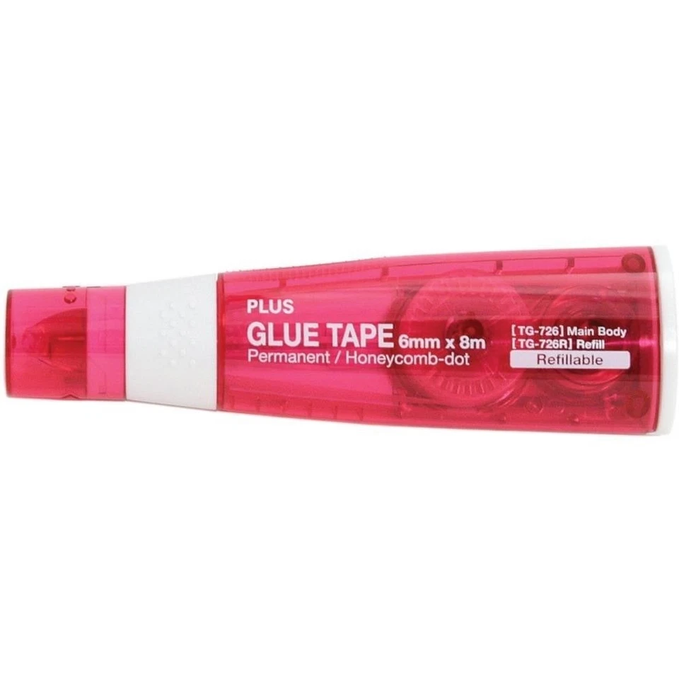 1 Guardstamp ID Plus 6mm Wide Refillable Glue Tape Roller Applicator OR Refill  - Image 1 of 2