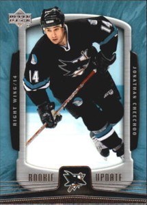2005-06 Upper Deck Rookie Update Hockey #84 Jonathan Cheechoo