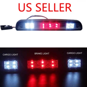 For 92-96 Ford F150 F250 BRONCO 3rd Third Brake Light Smoke LED Rear Cargo Lamp - Picture 1 of 6