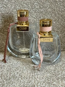 Perfume Bottle - Chloe Nomade - 2 x Empty Bottles - Collectable Display - Picture 1 of 5