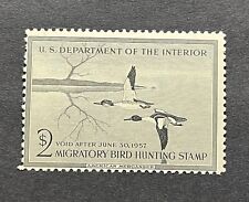 WTDstamps - #RW23 1956 - US Federal Duck Stamp - Tiny spots of missing gum