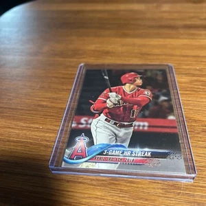 Shohei Ohtani 2018 Topps Update 3 Game HR Streak Rookie Card RC #US189 Dodgers - Picture 1 of 4