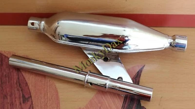 Tubo silenciador escape Honda Mini Trail Z50A K1 K2 183A1-045-671 18310-045-000-Rep Foto 1 de 4