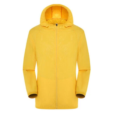 Sunscreen Clothing Hooded Coat Rain Jacket Skin Windbreaker Tops Waterproof↔ - Image 1 of 4
