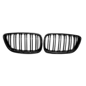 Car ABS Matte Black Front Grill Center Grille For 14-19 BMW 2 Series F22 F23 